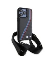 Hurtownia GSM - Case BMW BMHCP15X23PSVTK Apple iPhone 15 Pro Max Hardcase M Edition Carbon Tricolor Lines & Strap schwarz/black - BMW613 - {ean13} - Hurt