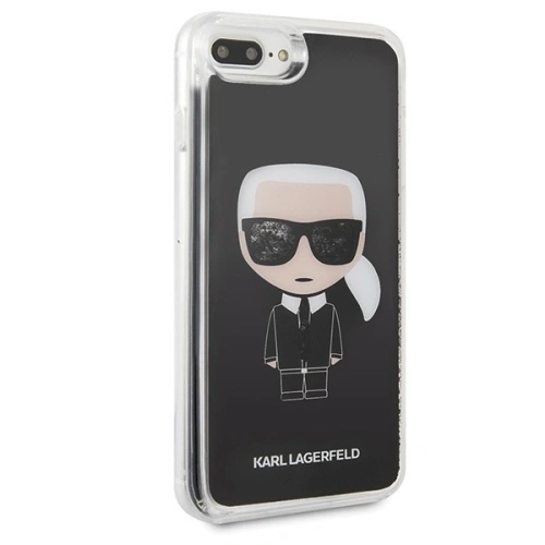 Karl Lagerfeld KLHCI8LICGBK iPhone 7/8 Plus czarny/black Iconic Glitter