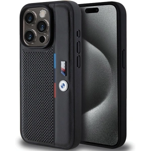 Hurtownia GSM - Etui BMW BMHCP15X23PUPVK Apple iPhone 15 Pro Max hardcase Perforated Tricolor Line černý/black - BMW614 - {ean13} - Hurt