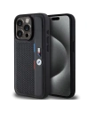 Etui BMW BMHCP15X23PUPVK Apple iPhone 15 Pro Max hardcase Perforated Tricolor Line czarny/black
