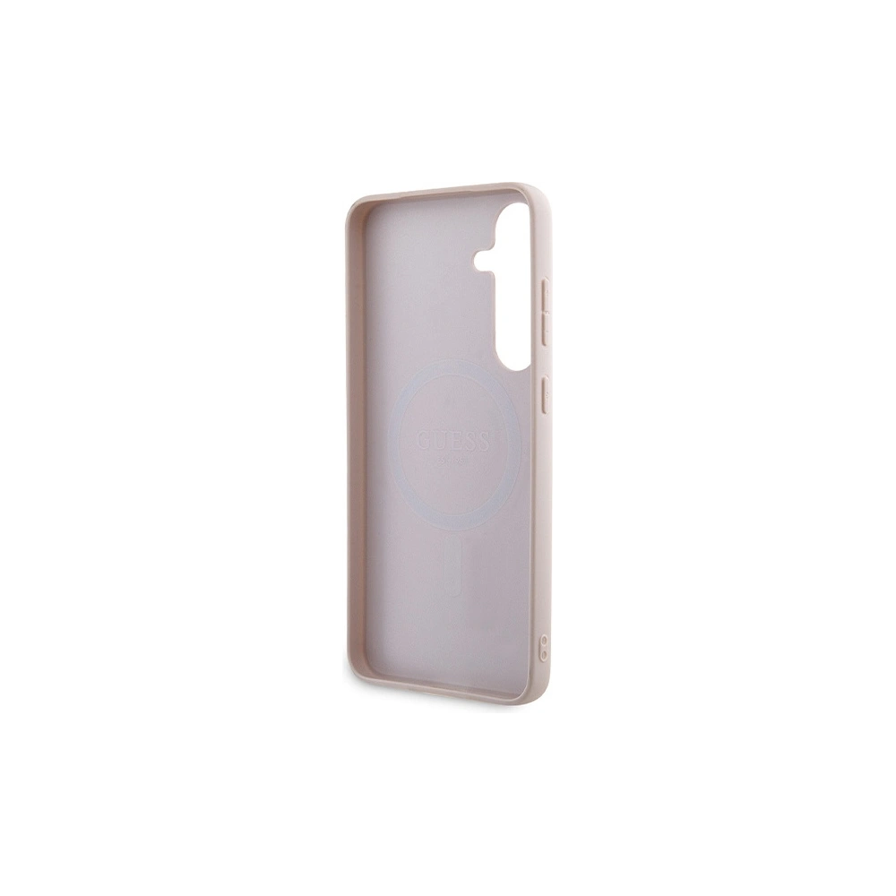 Wholesale Guess GUHMS24MG4GFRP Samsung Galaxy S24+ Plus hardcase 4G Collection Leather Metal Logo MagSafe pink - GUE3326 - {ean13} - Hurt