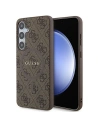 Guess GUHMS24MG4GFRW Samsung Galaxy S24+ Plus hardcase 4G Collection Leather Metal Logo MagSafe brown