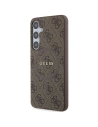 Hurtownia GSM - Case Guess GUHMS24MG4GFRW Samsung Galaxy S24+ Plus Hartschale 4G Collection Leder Metall-Logo MagSafe braun/brown - GUE3327 - {ean13} - Hurt
