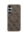 Hurtownia GSM - Case Guess GUHMS24MG4GFRW Samsung Galaxy S24+ Plus Hartschale 4G Collection Leder Metall-Logo MagSafe braun/brown - GUE3327 - {ean13} - Hurt