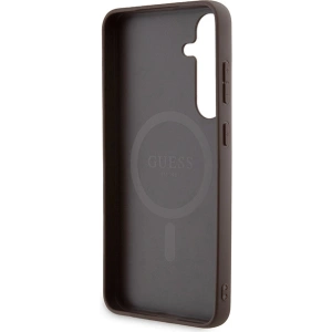 Wholesale Guess GUHMS24MG4GFRW Samsung Galaxy S24+ Plus hardcase 4G Collection Leather Metal Logo MagSafe brown - GUE3327 - {ean13} - Hurt