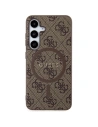 Wholesale Guess GUHMS24SG4GFRW Samsung Galaxy S24 hardcase 4G Collection Leather Metal Logo MagSafe brown - GUE3329 - {ean13} - Hurt