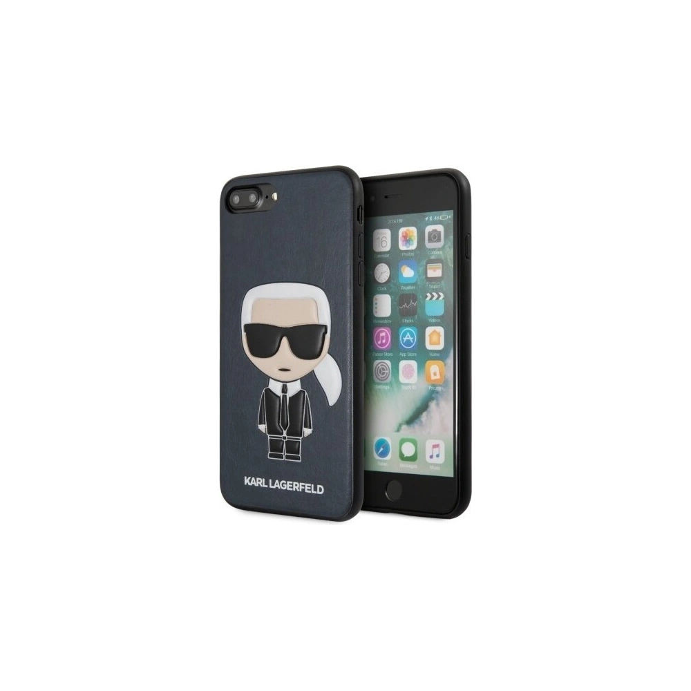 Hurtownia GSM - Karl Lagerfeld KLHCI8LIKPUBL iPhone 7/8 Plus Hardcase blau/blue Iconic Karl Embossed - KLD089BLU - {ean13} - Hurt