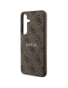 Wholesale Guess GUHMS24SG4GFRW Samsung Galaxy S24 hardcase 4G Collection Leather Metal Logo MagSafe brown - GUE3329 - {ean13} - Hurt