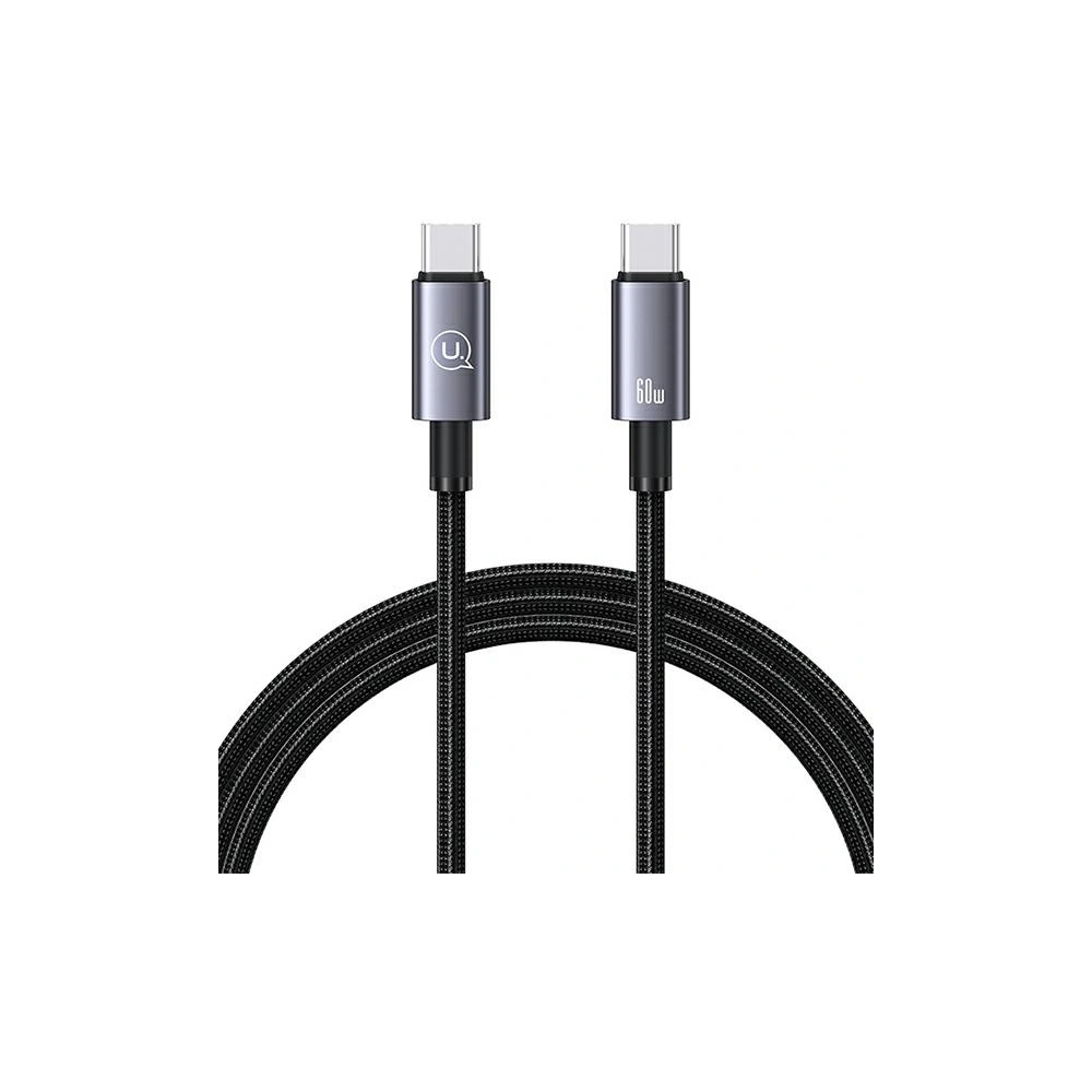Hurtownia GSM - Kabel USAMS US-SJ661 USB-C / USB-C 60W 1,2m Fast Charging ocelový/rezavý - USA1058 - {ean13} - Hurt