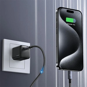 Hurtownia GSM - Kabel USAMS US-SJ661 USB-C / USB-C 60W 1,2m Fast Charging stalowy/tarnish - USA1058 - {ean13} - Hurt