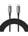 Kabel USAMS US-SJ664 USB-C / USB-C 60W 2m Rychlé nabíjení ocelový/oxidovaný