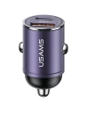 Hurtownia GSM - USAMS C38 autós töltő USB-A, USB-C 30W PD Gyors Töltés lila/purple - USA1060 - {ean13} - Hurt