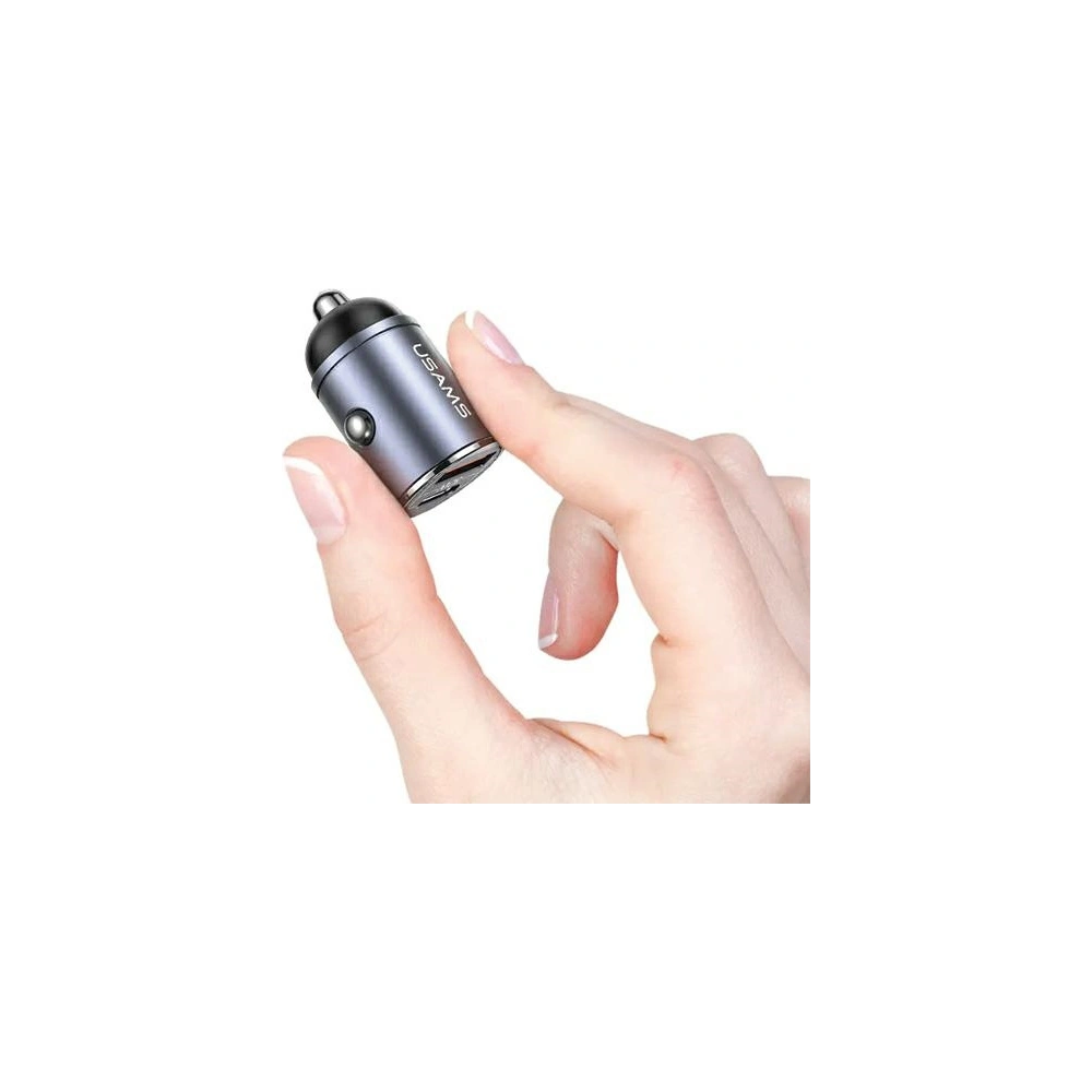 Hurtownia GSM - USAMS C38 autós töltő USB-A, USB-C 30W PD Gyors Töltés lila/purple - USA1060 - {ean13} - Hurt