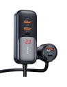 Hurtownia GSM - Ładowarka samochodowa USAMS C40 3xUSB-A,2 xUSB-C 165W PD+QC Fast Charge czarny/black - USA1062 - {ean13} - Hurt