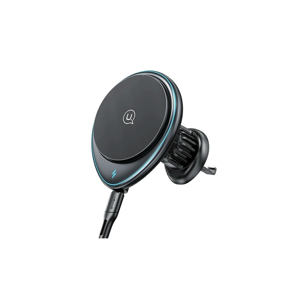Hurtownia GSM - Auto-Halterung für Lüftungsgitter USAMS US-CD222 mit induktiver Ladefunktion 15W schwarz/black - USA1066 - {ean13} - Hurt