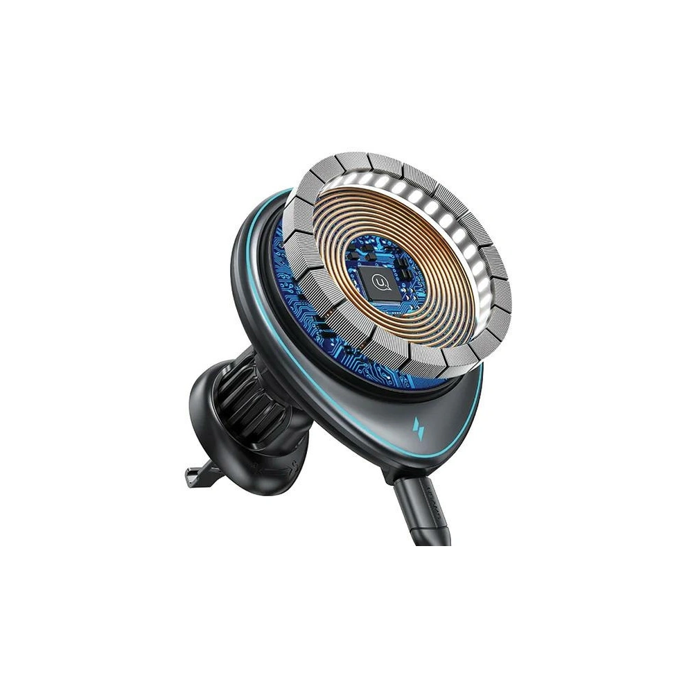 Hurtownia GSM - Auto-Halterung für Lüftungsgitter USAMS US-CD222 mit induktiver Ladefunktion 15W schwarz/black - USA1066 - {ean13} - Hurt
