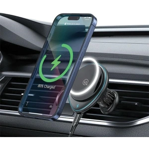 Hurtownia GSM - Auto-Halterung für Lüftungsgitter USAMS US-CD222 mit induktiver Ladefunktion 15W schwarz/black - USA1066 - {ean13} - Hurt