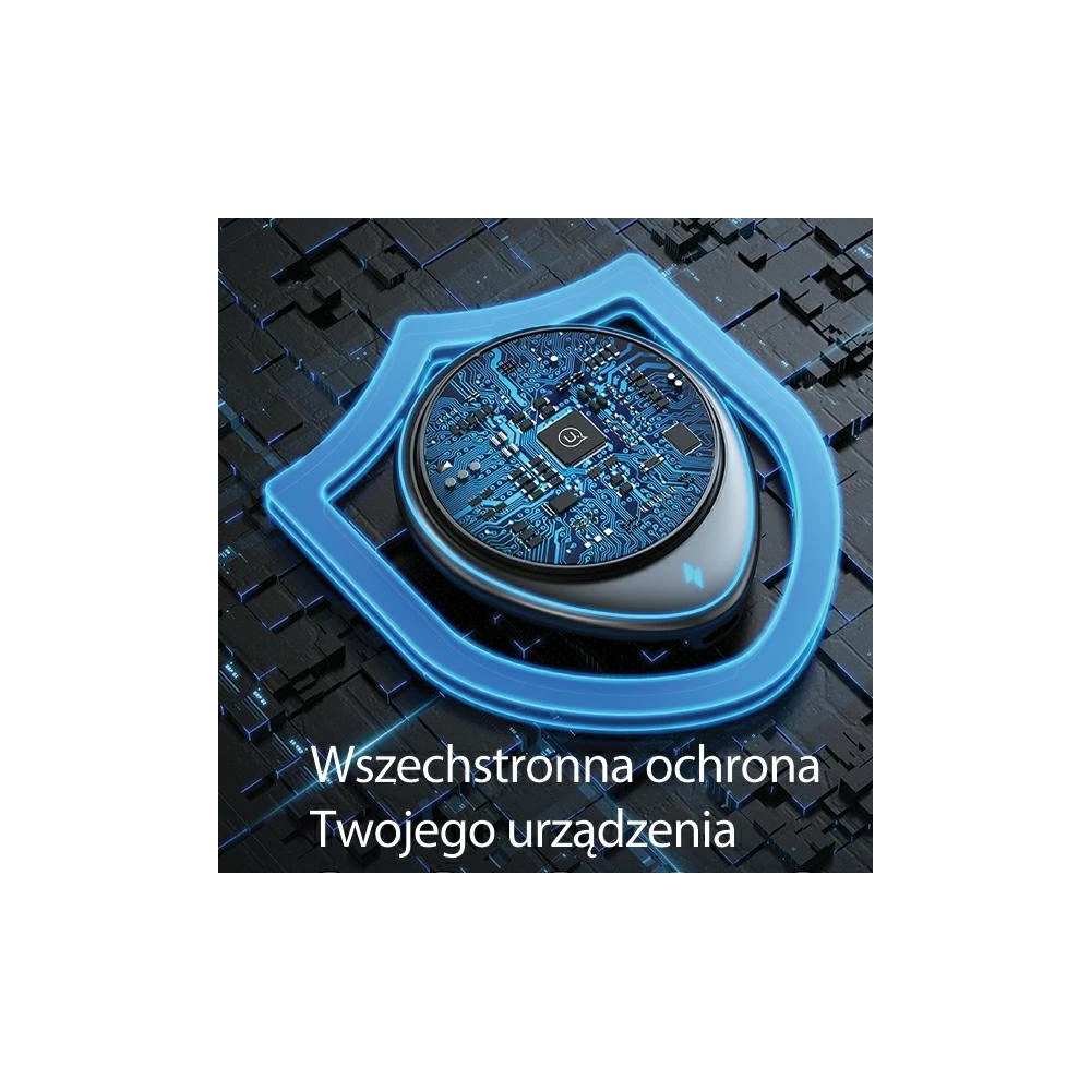 Hurtownia GSM - USAMS US-CD222 autós tartó rácsra, 15W-os vezeték nélküli töltővel, fekete színben. - USA1066 - {ean13} - Hurt