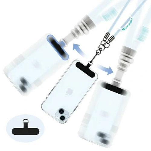 Smycz USAMS US-ZB282 1,2m czarny/black