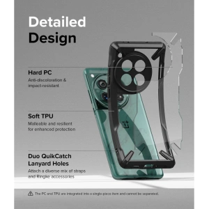 Hurtownia GSM - Etui Ringke Fusion-X OnePlus 12 Negru - RGK1944 - {ean13} - Hurt