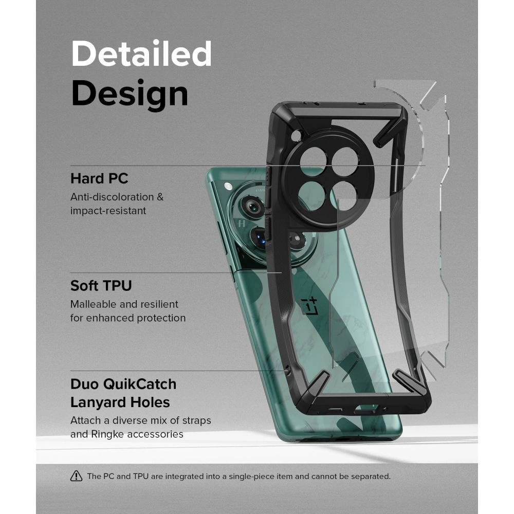 Hurtownia GSM - Etui Ringke Fusion-X OnePlus 12 Černé - RGK1944 - {ean13} - Hurt