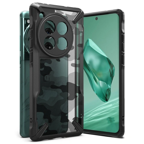 Etui Ringke Fusion-X OnePlus 12 Camo Black