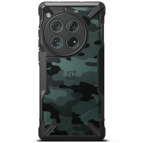 Etui Ringke Fusion-X OnePlus 12 Camo Black