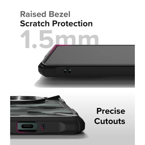 Etui Ringke Fusion-X OnePlus 12 Camo Black