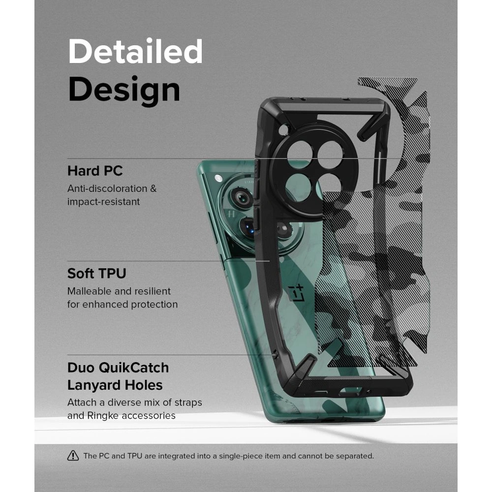 Hurtownia GSM - Etui Ringke Fusion-X OnePlus 12 Camo Black - RGK1945 - {ean13} - Hurt