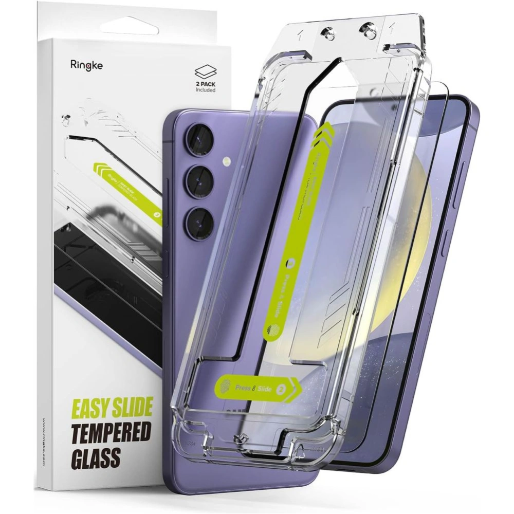 Hurtownia GSM - Tvrzené sklo Ringke Easy Slide Samsung Galaxy S24 Clear [2 PACK] - RGK1946 - {ean13} - Hurt