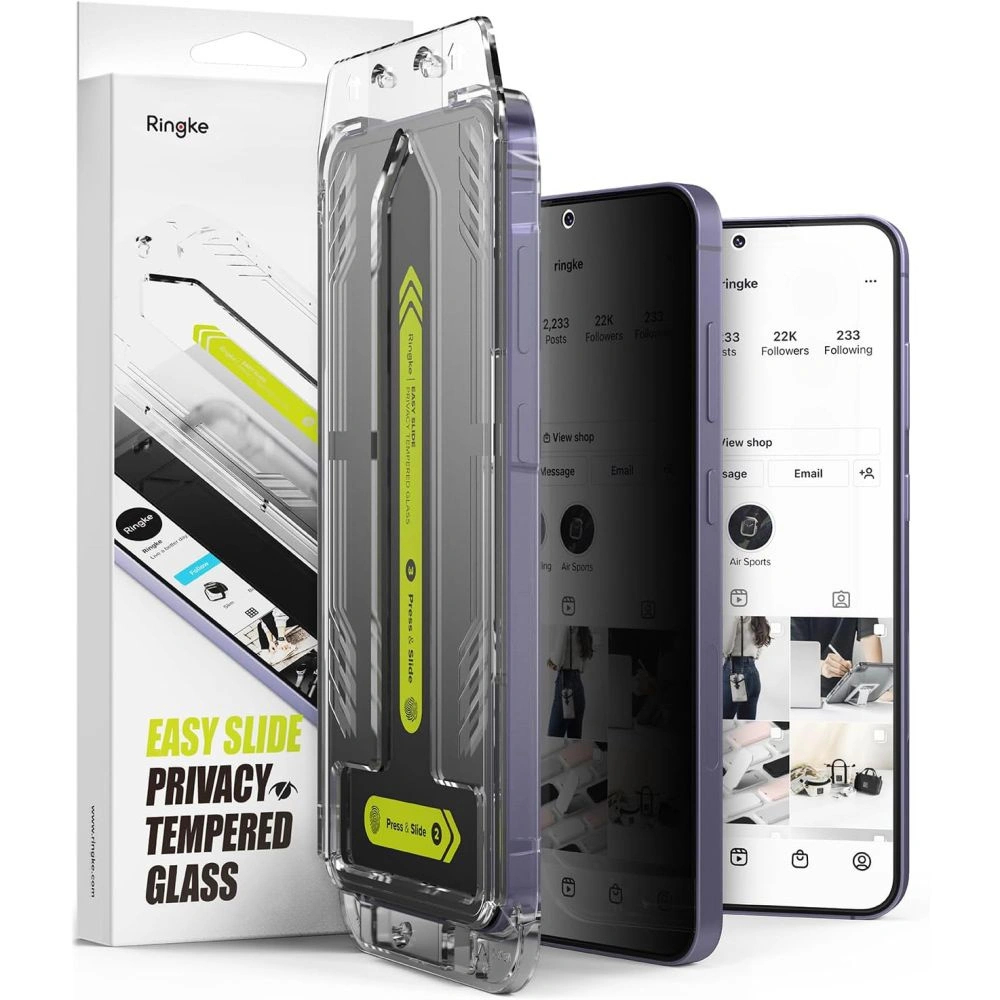 Hurtownia GSM - Edzett üveg Ringke Easy Slide Samsung Galaxy S24 Privacy [2 PACK] - RGK1947 - {ean13} - Hurt