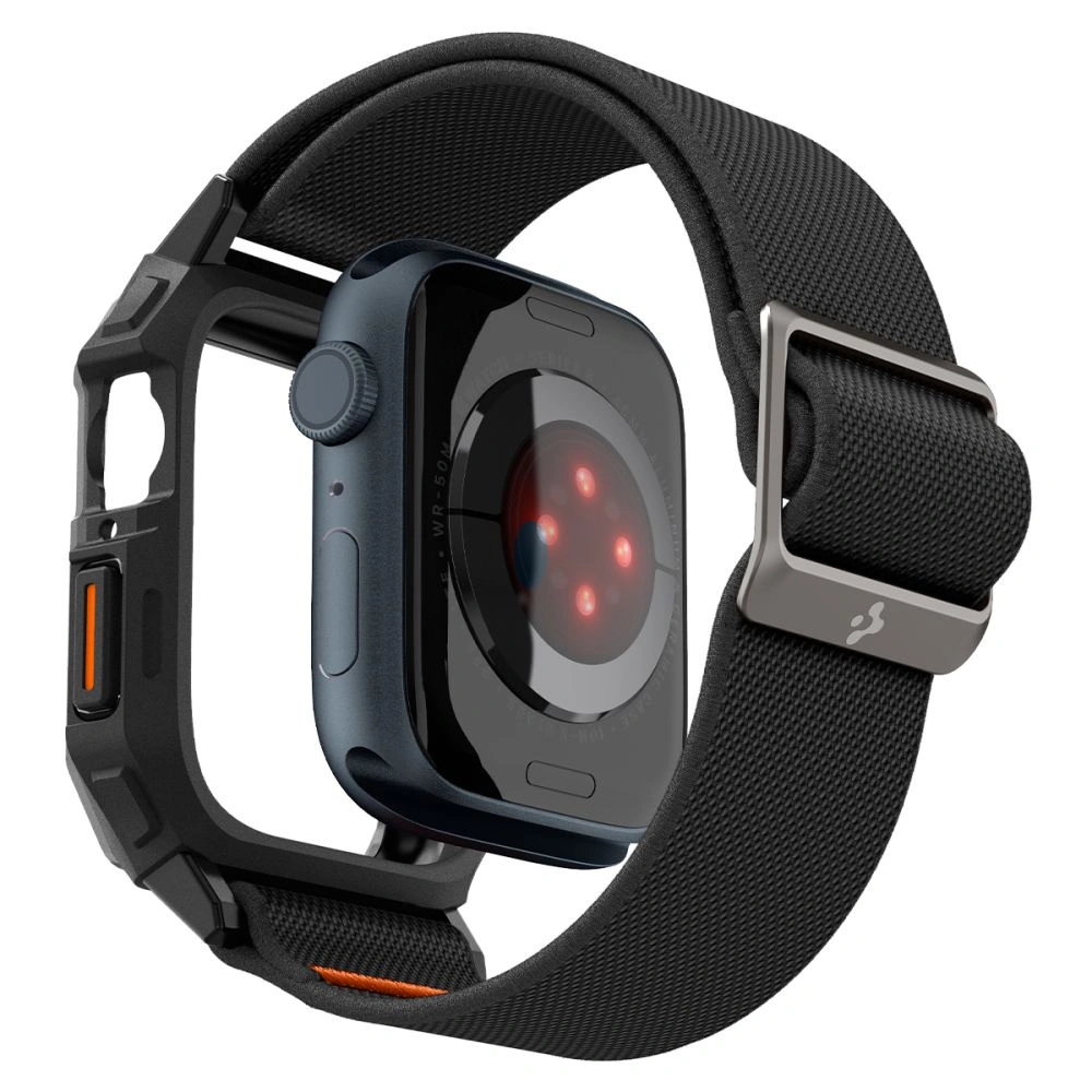 Hurtownia GSM - Etui Spigen Lite Fit Pro Apple Watch 4/5/6/7/8/9/SE 44/45mm Matt Fekete - SPN3352 - {ean13} - Hurt