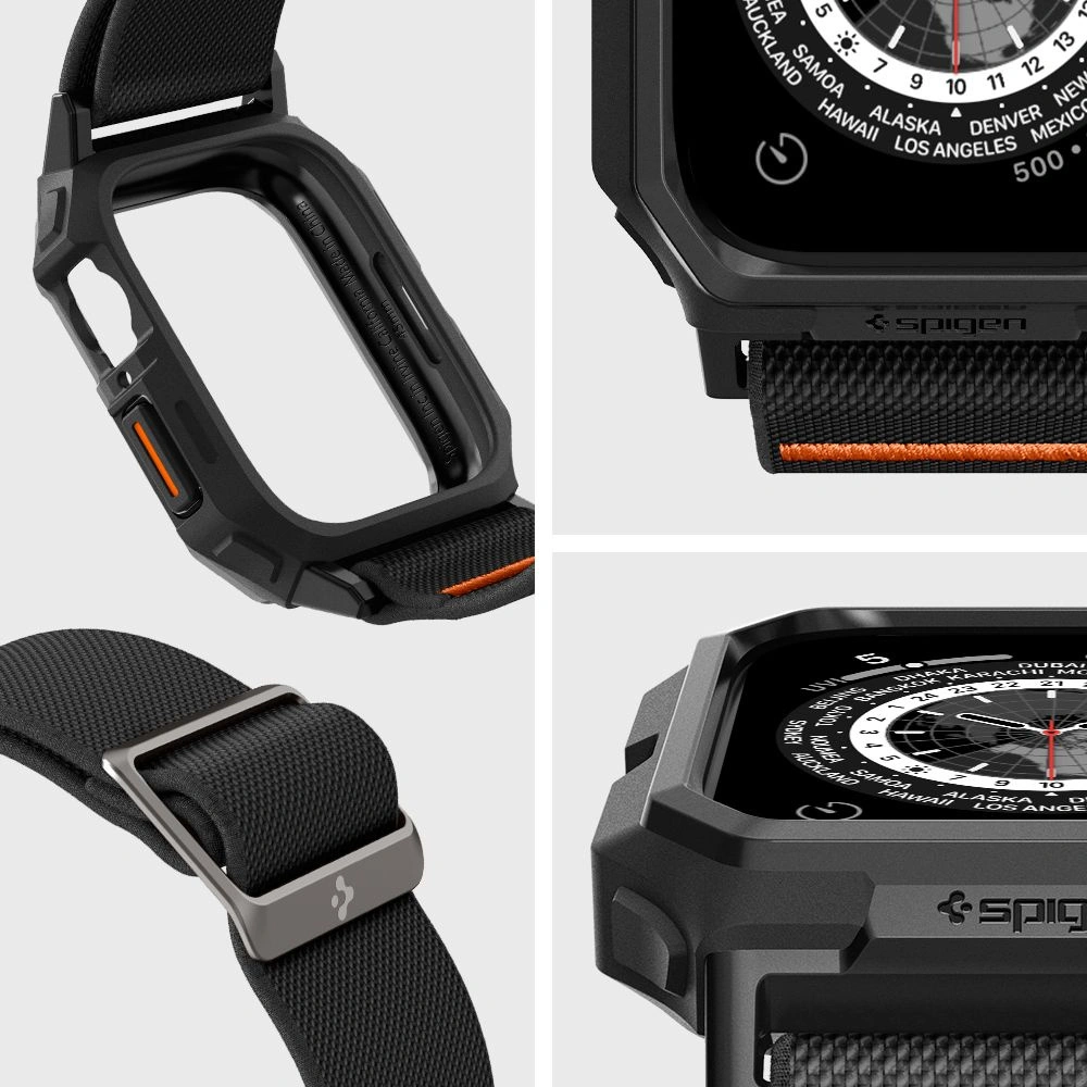 Hurtownia GSM - Etui Spigen Lite Fit Pro Apple Watch 4/5/6/7/8/9/SE 44/45mm Negru Mat - SPN3352 - {ean13} - Hurt