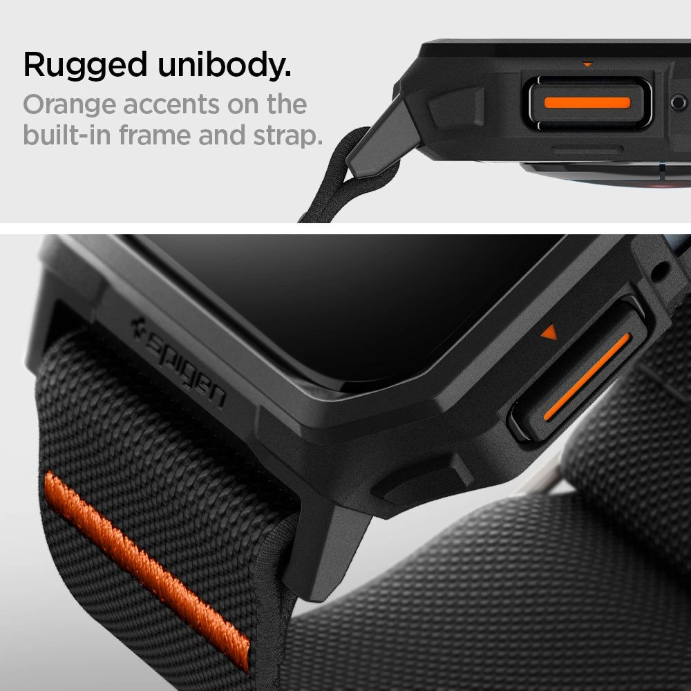 Hurtownia GSM - Etui Spigen Lite Fit Pro Apple Watch 4/5/6/7/8/9/SE 44/45mm Matt Fekete - SPN3352 - {ean13} - Hurt