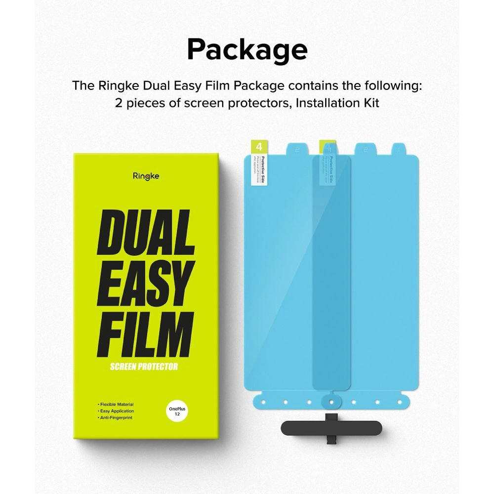 Hurtownia GSM - Folia hydrogel Ringke Dual Easy OnePlus 12 Clear [2 PACK] - RGK1948 - {ean13} - Hurt