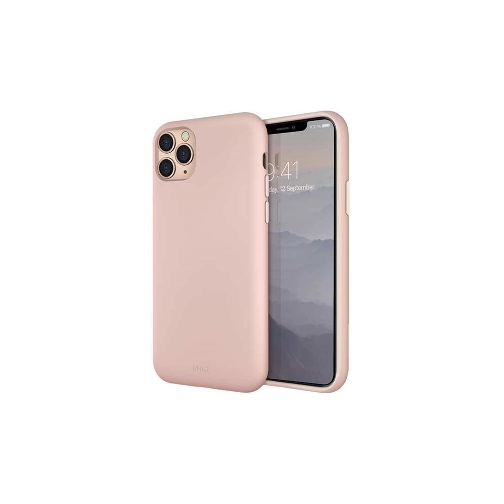 Hurtownia GSM - Etui UNIQ Lino Hue Apple iPhone 11 Pro Max różowy/blush pink - UNIQ78PINK - {ean13} - Hurt