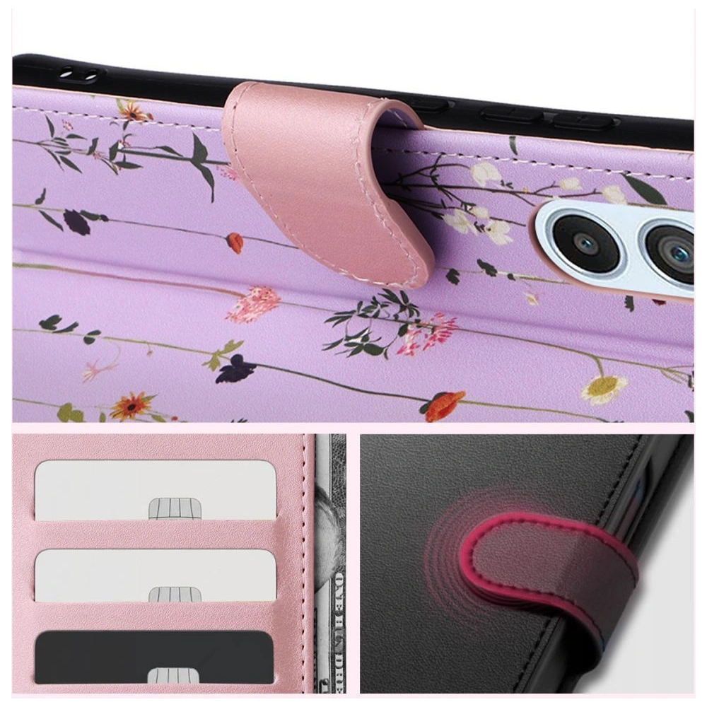Hurtownia GSM - Etui Tech-Protect Wallet Samsung Galaxy A55 5G Zahradní fialová - THP2680 - {ean13} - Hurt