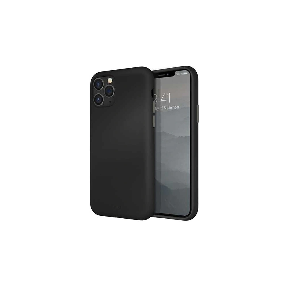 Hurtownia GSM - Etui UNIQ Lino Hue Apple iPhone 11 Pro czarny/ink black - UNIQ81BLK - {ean13} - Hurt