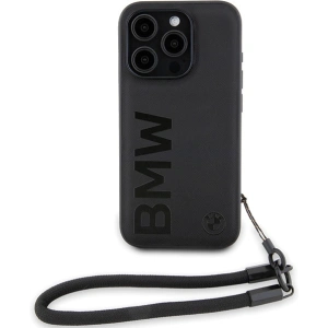 Hurtownia GSM - Etui BMW BMHCP15X23RMRLK Apple iPhone 15 Pro Max hardcase Signature Leather Wordmark Cord černý/black - BMW615 - {ean13} - Hurt