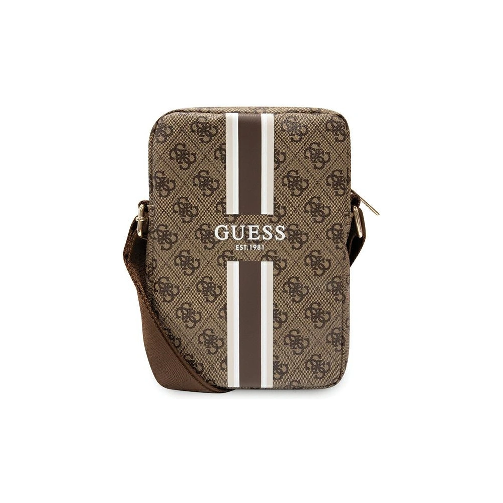 Hurtownia GSM - Táska Guess GUTB8P4RPSW 8" 4G csíkos barna/brown - GUE3333 - {ean13} - Hurt