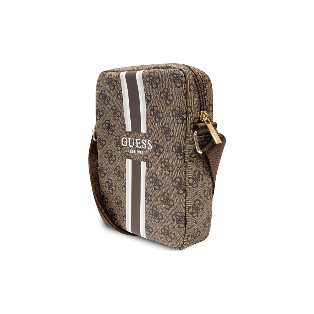 Hurtownia GSM - Táska Guess GUTB8P4RPSW 8" 4G csíkos barna/brown - GUE3333 - {ean13} - Hurt