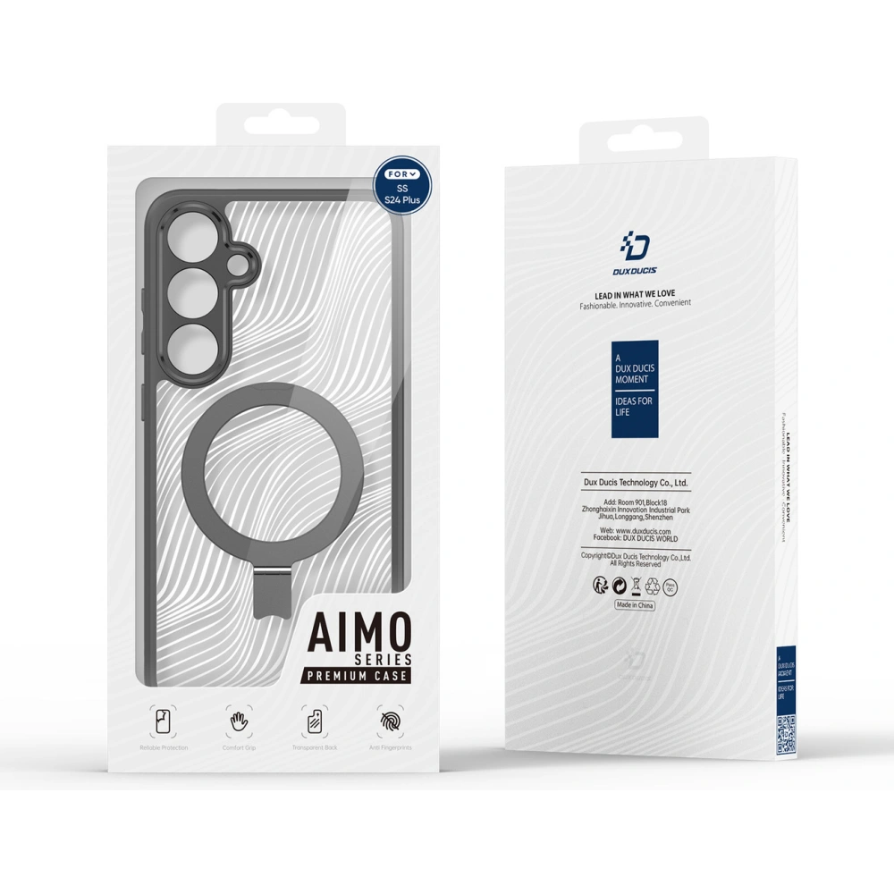 Hurtownia GSM - Etui Dux Ducis Aimo Mag MagSafe Samsung Galaxy S24+ Plus czarne - DDS1939 - {ean13} - Hurt
