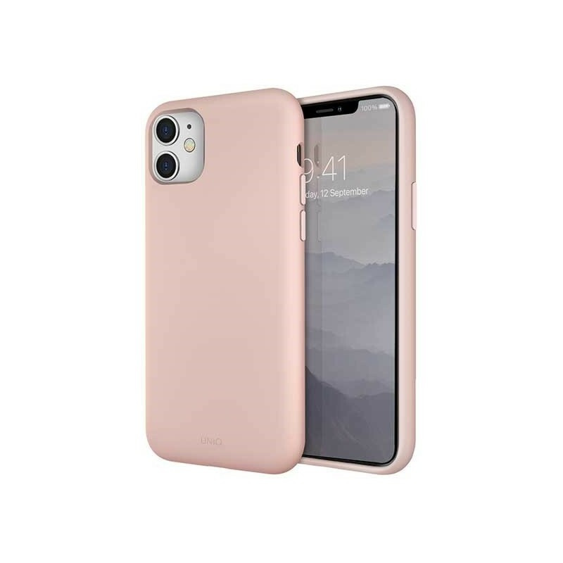 Hurtownia Uniq - 8886463671412 - UNIQ86PINK - Etui UNIQ Lino Hue Apple iPhone 11 różowy/blush pink - B2B homescreen