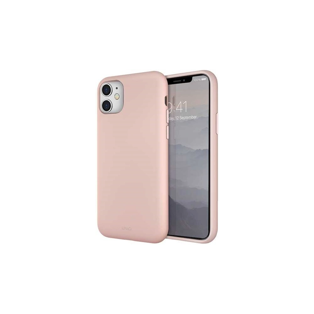 Hurtownia GSM - Etui UNIQ Lino Hue Apple iPhone 11 różowy/blush pink - UNIQ86PINK - {ean13} - Hurt