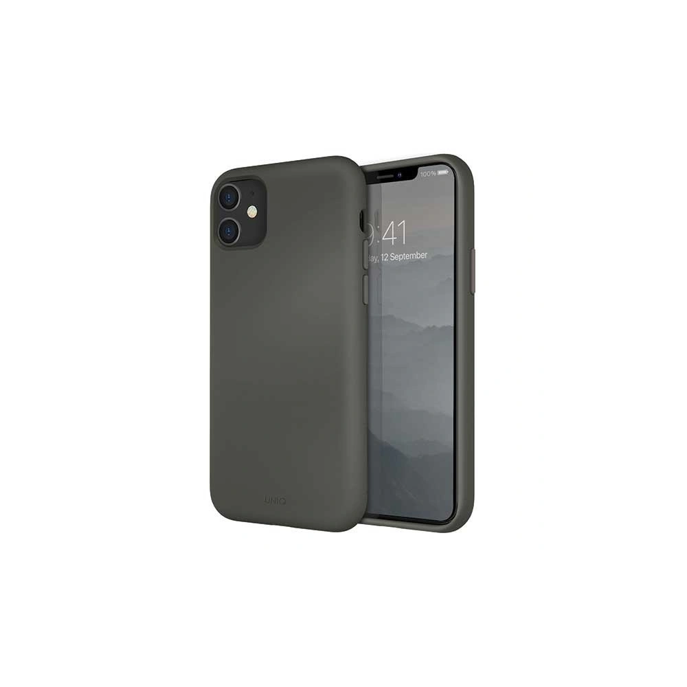 Wholesale UNIQ Lino Hue iPhone 11 moss grey - UNIQ87GRY - {ean13} - Hurt