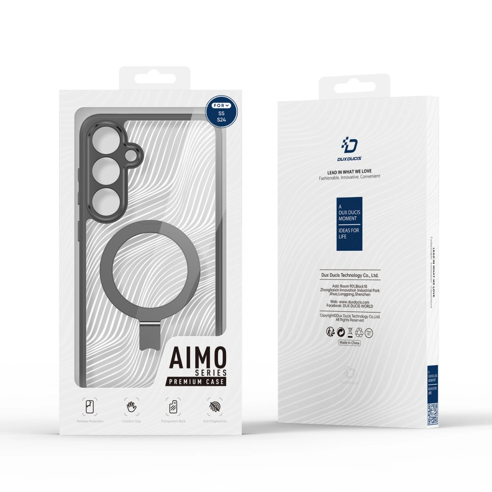 Hurtownia GSM - Dux Ducis Aimo Mag MagSafe tok Samsung Galaxy S24 fekete - DDS1938 - {ean13} - Hurt