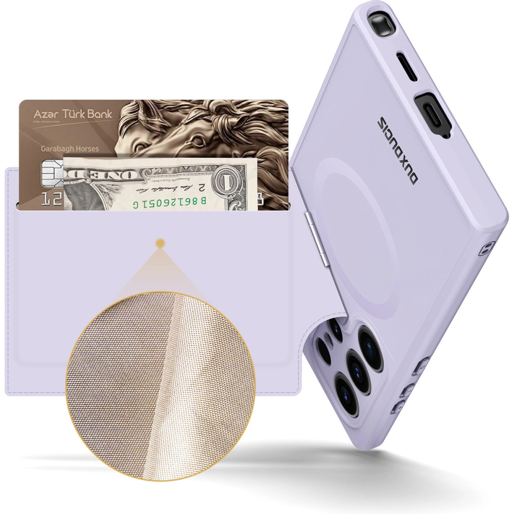 Hurtownia GSM - Dux Ducis Rafi ll Mag tok Samsung Galaxy S24 Ultra lila színben - DDS1949 - {ean13} - Hurt