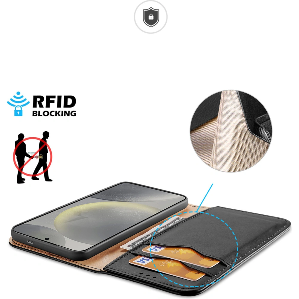 Hurtownia GSM - Etui Dux Ducis Hivo Samsung Galaxy S24 negru - DDS1950 - {ean13} - Hurt