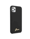 Hurtownia GSM - Etui Guess GUHCN58LSLMGBK Apple iPhone 11 Pro black/czarny hard case Silicone Vintage Gold Logo - GUE166BLK - {ean13} - Hurt