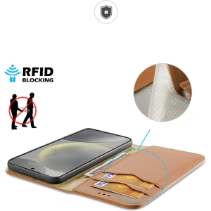 Hurtownia GSM - Etui Dux Ducis Hivo Samsung Galaxy S24+ Plus brązowe - DDS1954 - {ean13} - Hurt